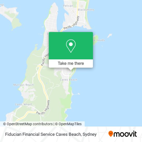 Fiducian Financial Service Caves Beach map