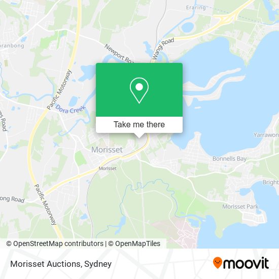 Morisset Auctions map