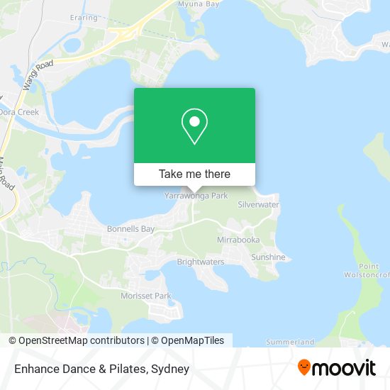 Enhance Dance & Pilates map