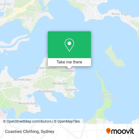 Coasties Clothing map