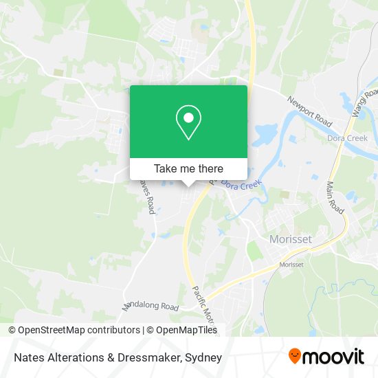 Mapa Nates Alterations & Dressmaker