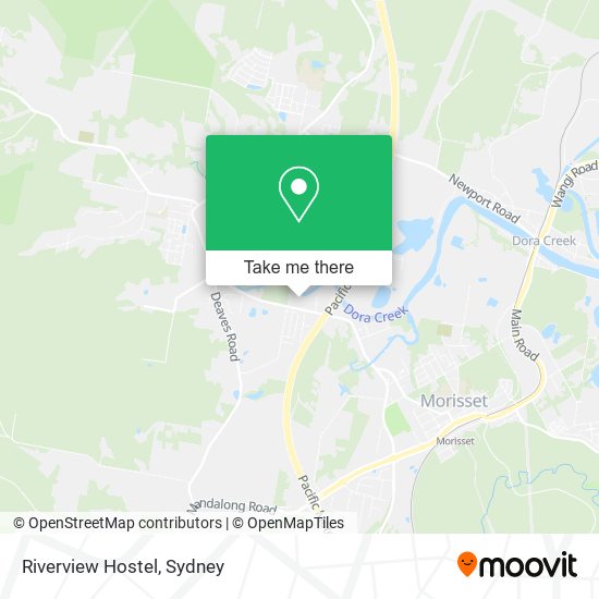 Riverview Hostel map