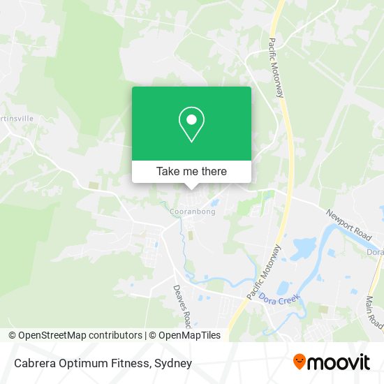 Cabrera Optimum Fitness map