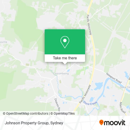 Johnson Property Group map