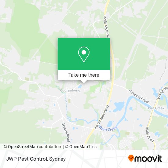 JWP Pest Control map