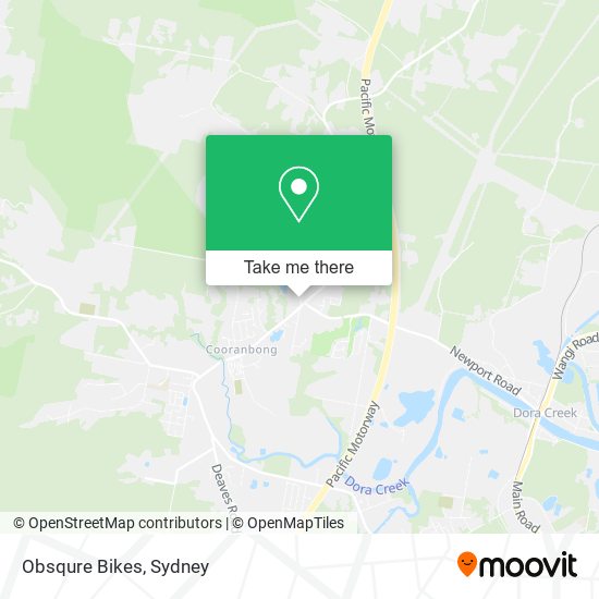 Obsqure Bikes map