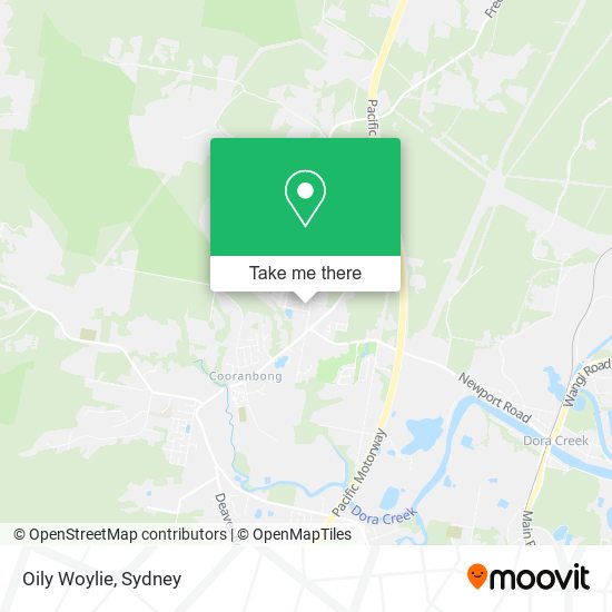 Oily Woylie map