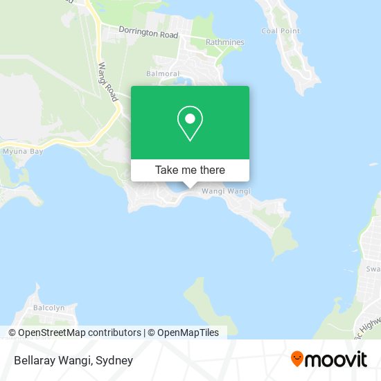 Bellaray Wangi map