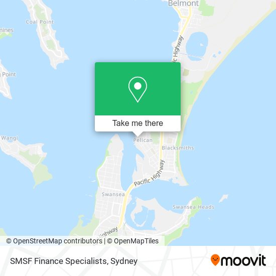 SMSF Finance Specialists map