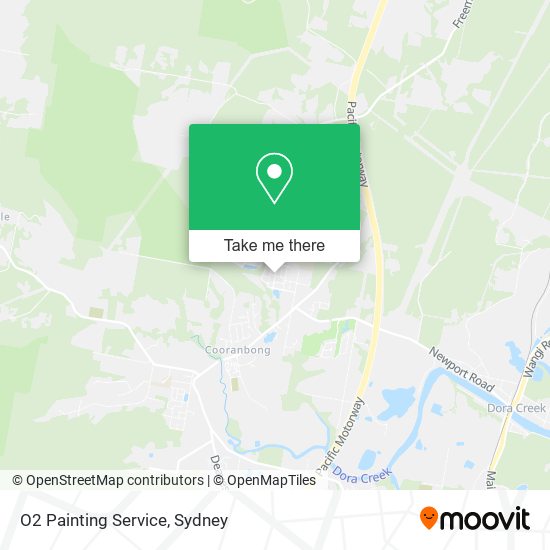 O2 Painting Service map