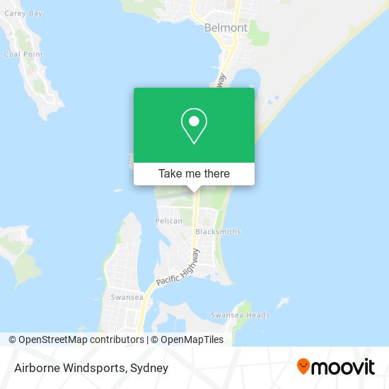 Airborne Windsports map