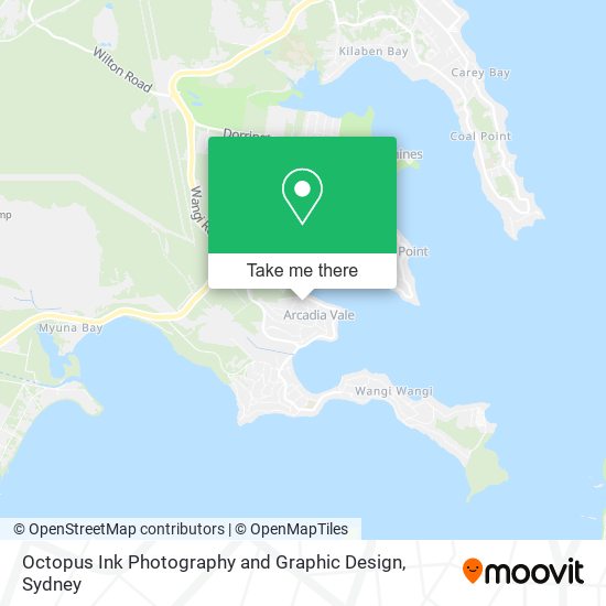 Octopus Ink Photography and Graphic Design map