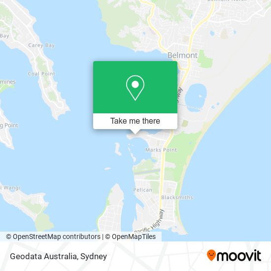 Mapa Geodata Australia