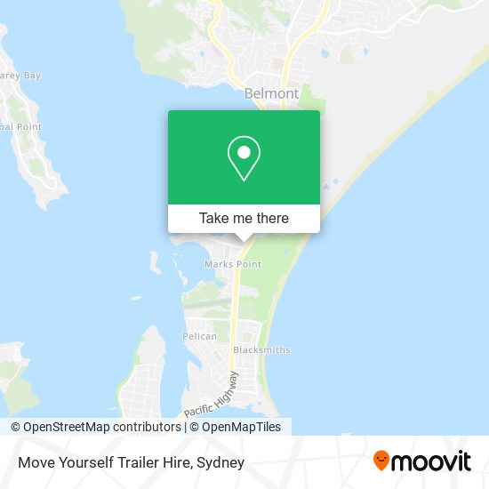 Move Yourself Trailer Hire map