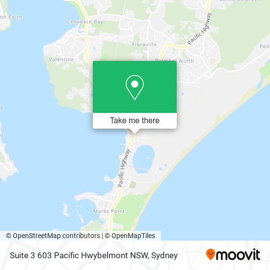 Suite 3 603 Pacific Hwybelmont NSW map