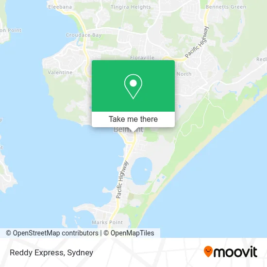 Reddy Express map