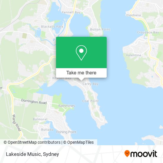 Lakeside Music map