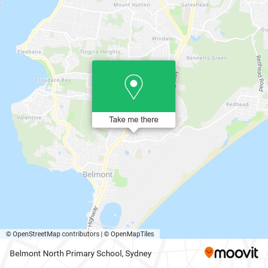 Belmont North Primary School map