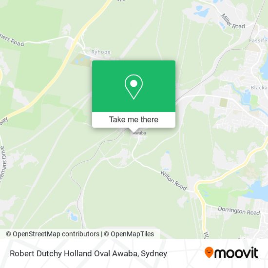 Robert Dutchy Holland Oval Awaba map