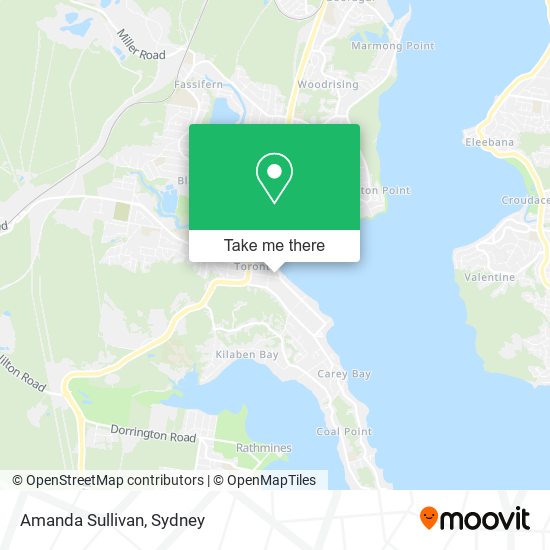 Amanda Sullivan map