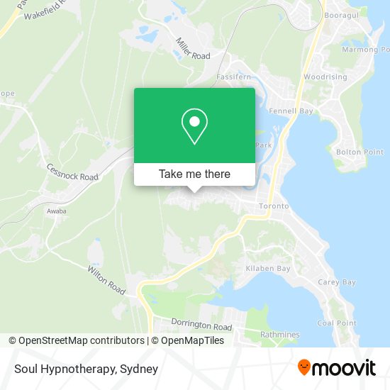 Soul Hypnotherapy map