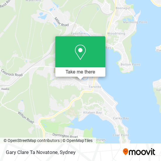 Gary Clare Ta Novatone map