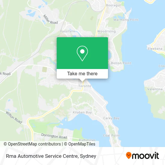 Rma Automotive Service Centre map