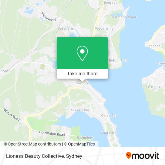 Lioness Beauty Collective map