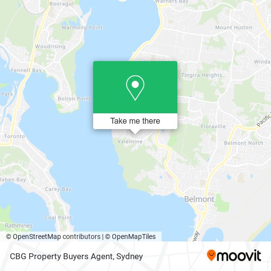 CBG Property Buyers Agent map