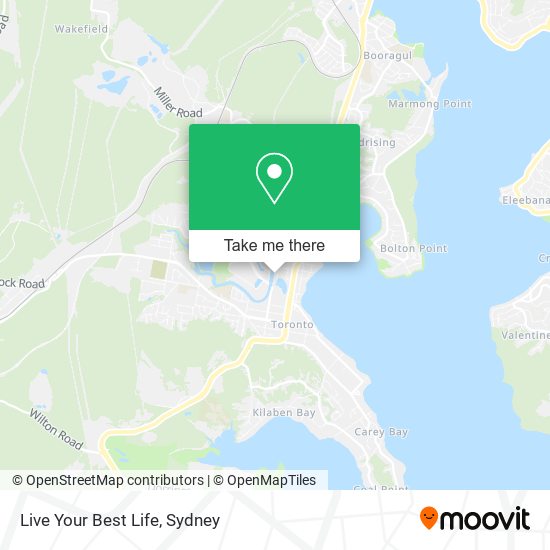 Live Your Best Life map