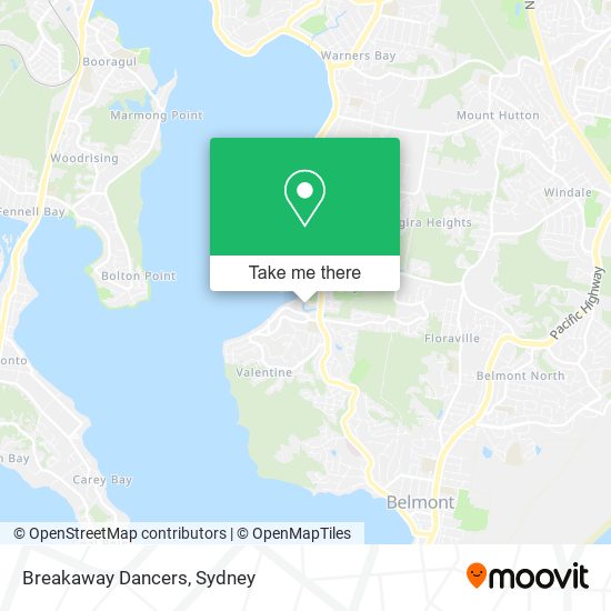 Breakaway Dancers map