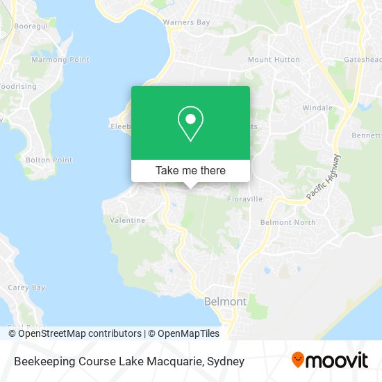 Beekeeping Course Lake Macquarie map