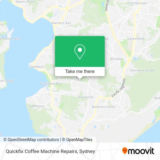 Mapa Quickfix Coffee Machine Repairs