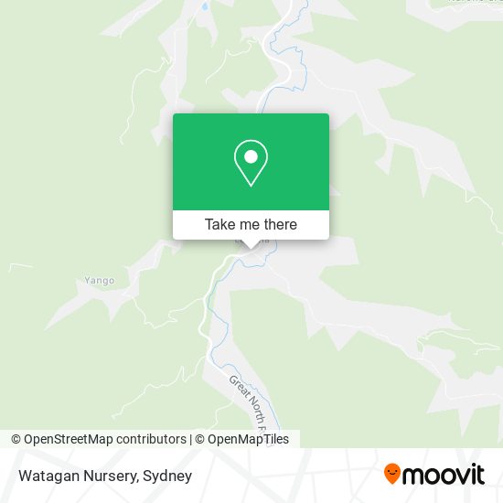 Watagan Nursery map