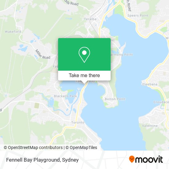 Fennell Bay Playground map