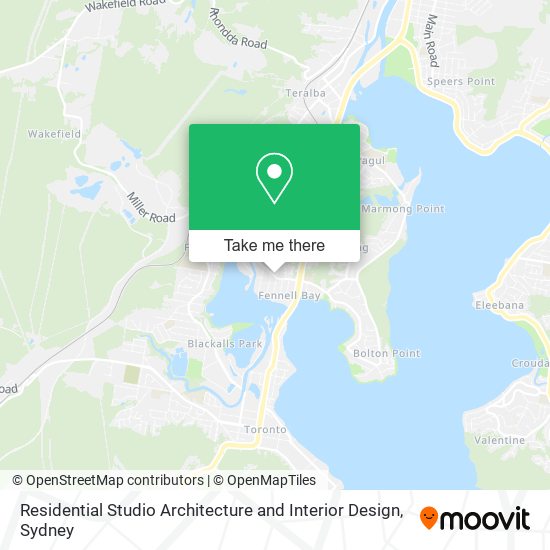 Residential Studio Architecture and Interior Design map