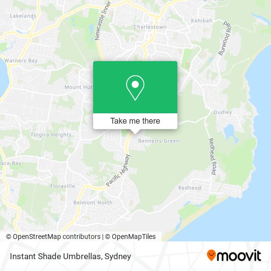 Instant Shade Umbrellas map