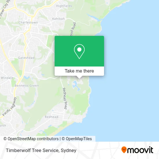 Timberwolf Tree Service map