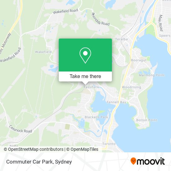 Commuter Car Park map