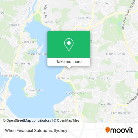 When Financial Solutions map