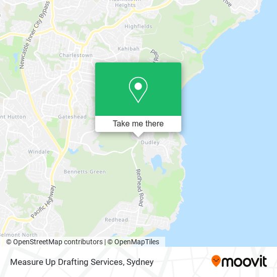 Measure Up Drafting Services map