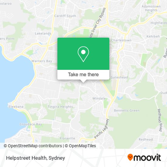 Mapa Helpstreet Health