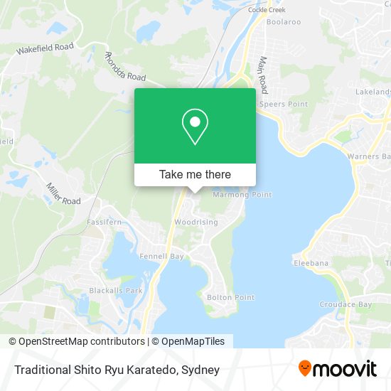 Traditional Shito Ryu Karatedo map