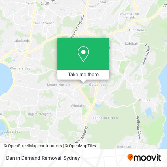 Dan in Demand Removal map