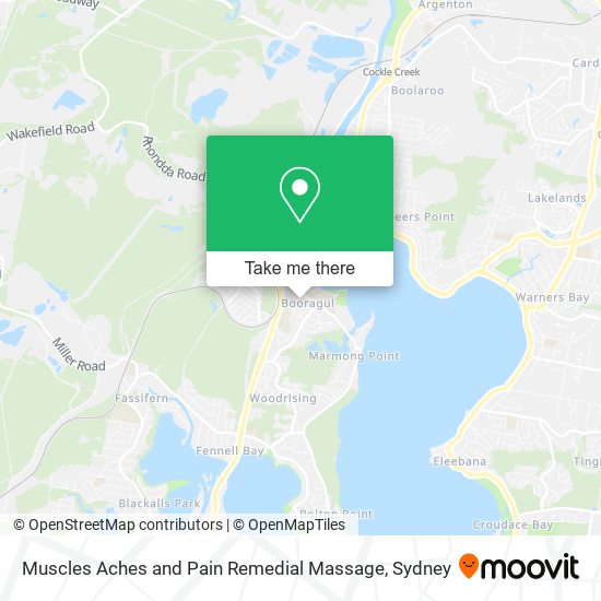 Mapa Muscles Aches and Pain Remedial Massage