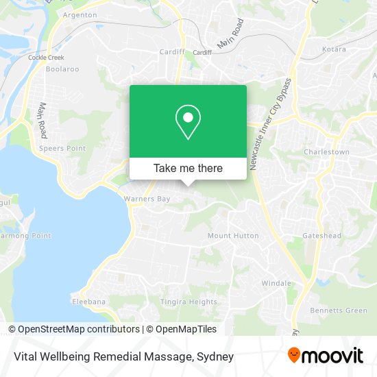 Mapa Vital Wellbeing Remedial Massage