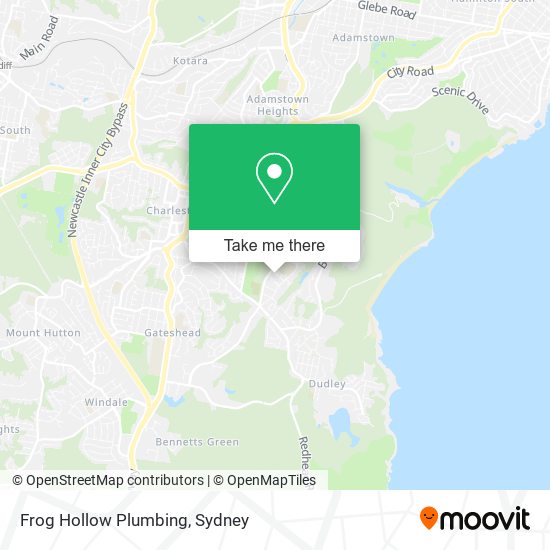 Mapa Frog Hollow Plumbing