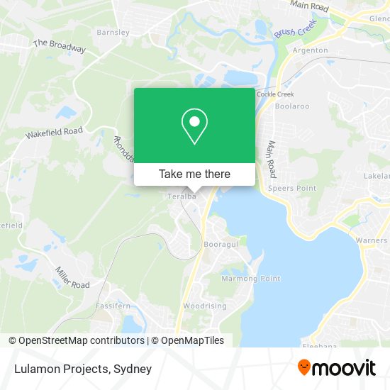 Lulamon Projects map