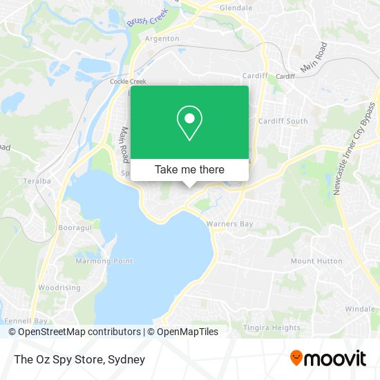 Mapa The Oz Spy Store