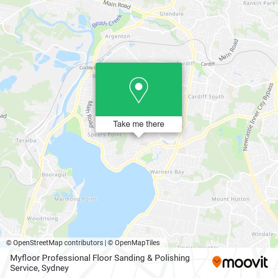 Mapa Myfloor Professional Floor Sanding & Polishing Service